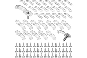 mm LED-list hållare 100 stycken 10 led monteringsfäste klämmor fästklämma ljus remsa för led klämmor