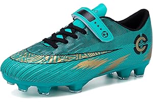 Donbest Boys Football Boots Cleats Kids Football Shoes Astro Turf Soccer Shoes Professional Spikes Football Competition Shoes