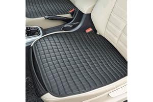 ZATOOTO Universale Cuscino per Sedile Auto - Impermeabile per Guidatore, con Borsa di Stoccaggio, Resistente ai Graffi 2 Pezzi