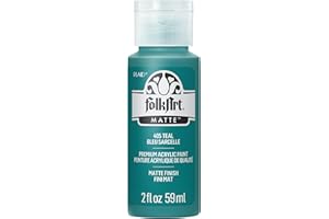 FOLKART Folk Art Acrylic Paint, Teal, 2 oz