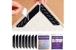 ZLXFT Pinzas para Alfombras,Cinta Antideslizante para Alfombras,Antideslizantes para Alfombras,Cinta Adhesiva Fuertes Antideslizantes,Reutilizable und Lavable Bases Antideslizante Alfombra Pinzas