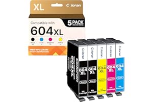 COLORAN 5-Pack 604XL Alta Resa Cartucce Compatibile per Epson 604 XL Multipack per Expression Home XP-2200 XP-2205 XP-3200 XP-3205 XP-4200 XP-4205 WorkForce WF-2910 WF-2930 WF-2935 WF-2950 (XL Capacità)
