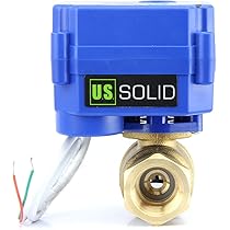 Drinkwater Veilig NSF Gecertificeerd U.S. Solid Gemotoriseerde Kogelkraan 1 Inch - 230V Met Stekker, Automatische Terugvoer | Voor Waterleiding Max 1.0 MPa Druk