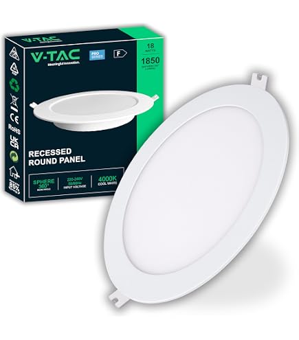 Faretto LED Da Incasso LEDVANCE SMART+ WiFi – Diametro 20 Cm, 12W, 900 Lumen, Bianco, Temperatura Colore 3000-6500K, 16M Colori, Dimmerabile, Compatibile Alexa E Google