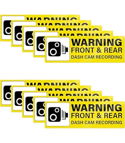 Warning Sticker | Audio And Video Recording May Be In Progress - View #6