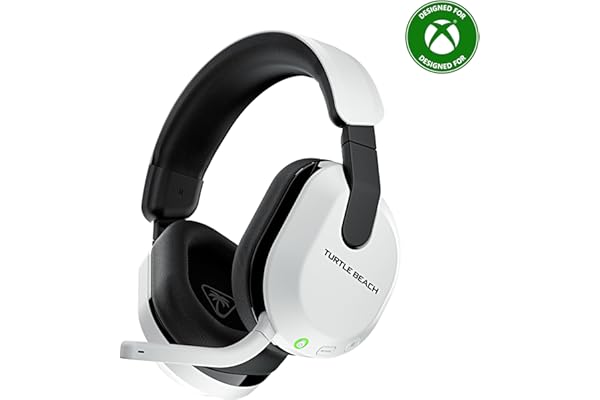 Turtle Beach Stealth 600 Console Blanc Casque Gaming sans Fil w/ 80hr Batterie, Écouteurs de 50mm et Bluetooth pour Xbox Series X ou S, PC et Mobile