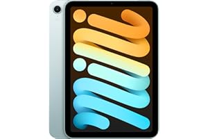 Apple iPad mini (A17 Pro): Wyświetlacz Liquid Retina 8,3 cala, 256 GB, Wi‑Fi 6E, przedni aparat 12 MP/tylny aparat 12 MP, Touch ID, bateria na cały dzień – niebieski