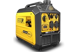 Aceup Energy Groupe Electrogene Inverter 2000W, Générateur à Essence, Silencieux et Portable avec Prises USB 230V AC 12V DC, Alimentation électrique polyvalente pour la maison et le camping