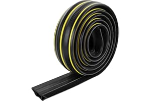 AKOLAFE Cable Protector 3M Floor Cable Cover, 10FT PVC Wire Protector Wire Covers for Cables, Floor Cable Tidy 3 Cord Channels Cable Covers for Wires, Cavity 17mm (H) x 83mm (W)