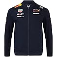 Red Bull Racing F1 Team Bomber Jacket, Official 2025 Season, Night Sky Blue (UK, Alpha, L, Regular, Regular, Navy)