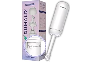 DUMALD Bidet Portable 380ML - Douche Intime Périnée - Douchette Post Accouchement - Bouteille Perineale Post Partum - Douchette Intime Maternité - Douche Perinée (BLANC)