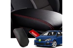 Ruiya Compatible with 2013-2019 VW Golf 7 7.5 Centre Armrest Cover, Car Armrest Cover Centre Console Armrest Protector Car Armrest Box Cover Golf 7 Centre Console Armrest Cover Golf 7 Accessories