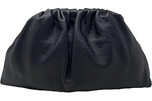 Chicca Borse Borsa Clutch a Mano o Tracolla da Donna in Pelle