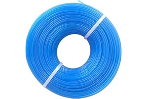 100 meter klipptråd trimmersnöre grästrimmerspolar för grästrimmer rund grästrimmer tråd ogrästrimmer friklippare trådar, 1,6