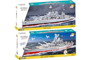 BRICKCOMPLETE COBI 4832 Yamato Executive Edition & 4830 HMS Hood Lot de 2