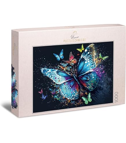 Ulmer Puzzleschmiede - Puzzle Heure du Matin - Puzzle Classique de 1000 pièces avec Motif de lac - Paysage lacustre évocateur Le Matin avec Une Ulmer Puzzleschmiede - Puzzle Heure du Matin - Puzzle Classique de 1000 pièces avec Motif de lac - Paysage lacustre évocateur Le Matin avec Une