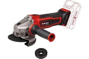 Einhell sladdlösa vinkelslipen TE-AG 18/115 Q Li-Solo Power X-Change (18 V, 115 mm skivdiameter, 28 mm kapdjup, Quick Fix Nut