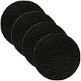 4 Pack Activated Charcoal Filter for Kitchen Compost Bin | 3.75 Inch Activated Carbon Filter Replacement Set for Kitchen Recycle Bin | Odor Absorbing Compost Filter Replacement for Recycle Bins