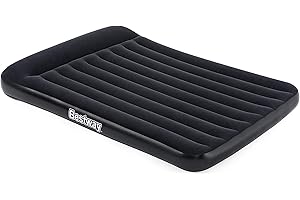 Bestway Lit Gonflable Matelas 2 Places 203 x 152 x 30 cm Technologie Tritech avec Pompe Électrique Intégrée