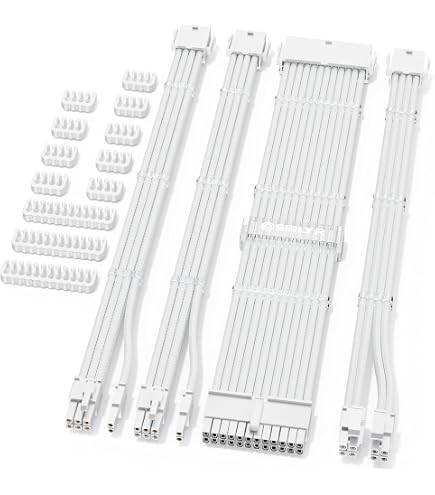 DAOKAI CPU Kabel für Corsair,8-polig auf 8- und 4 4-polig, Stecker auf Stecker, EPS-CPU-Stromkabel,60 cm, für Thermaltake, für ARESGAME Power
