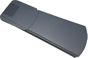 TRULY PVC SUPPLIES 10 Pack of Grey Easy-Trim Universal Dry Verge System for Gable / Apex Roof Tile Plastic End Cap