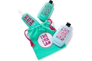 The Fox Tan Triple Threat Bundle, Hydrating Natural Tanning Accelerators For Deeper & Darker Tans, Vegan & Cruelty Free, 120ml +120ml + 220 ml (3 Products)