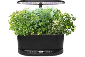 AeroGarden Bounty Basic Indoor Hydroponic Herb Garden, Black
