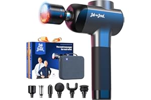 ‎BOB AND BRAD Bob and Brad X6 Pro Max Massagepistole mit Wärme Kälte und Metall Massagekopf, 11MM Amplitude Elektrisches Handmassagegerät Muskel Massage Gun zur Linderung von Muskelentspannung