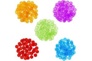 JRYXDS 150 Pièces Couleur Plastique Comptage Jetons Poker Jetons pour Bingo Game Cartes Accessoires pour Apprendre Les Calculs Mathématiques Et Compter