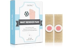 CYNAMUS Hühneraugen, Hühneraugen Pflaster, Corn Remover, Gegen Warzen, Druckschutzpflaster zur Behandlung bei Hühneraugen, Fuß und Hand Warze Remover Pads (24PCS)