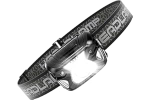 konqkin Super Bright Head Torch Rechargeable-LED Headlight-Headlamp with Sensor Control-6 Light Modes-for Camping-Fishing，A3601