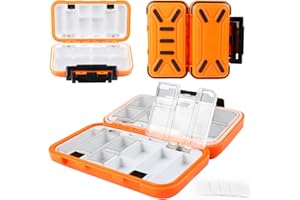 REAWOW 16 Compartment Waterproof Portable Fishing Tackle Box Storage And Set Plastic Small-Lure-Case Fishing-Accessories Boxes Storage Containers Double-sided