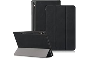 DINGGUAGUA Custodia per Tablet Samsung Galaxy Tab S9 11 Pollici,Galaxy Tab S9 FE 10,9 Pollici 2023（SM-710/X716B/X718UX510/X516）,Cover con Funzione Supporto,Nero