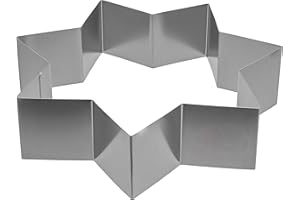 NEUSTANLO neust ANLO® Stampo a forma di stella in acciaio inox