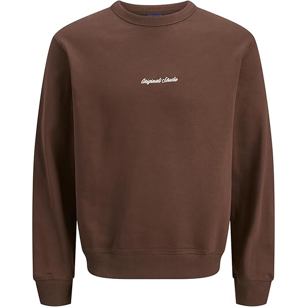 JACK & JONES Jjearchive Washed Sweat Ss Sn, Blue Mirage, S