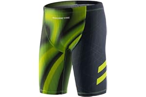 My Kilometre Boys' Jammer Swimsuit with Drawstring Training Swimwear for Kids Endurance Boys Youth Swim Shorts Kids Swimsuit