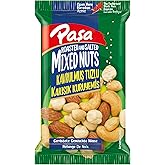 Paşa Kavrulmuş Tuzlu Karışık Kuruyemiş, 40 gr x 12 Adet, 480 gr Toplam, Fındık Badem Kaju