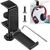 Support pour Casque Support Casque pour Bureau Support Casque Aluminium Réglable Porte Casque Gaming pour Casque Gaming, Casq