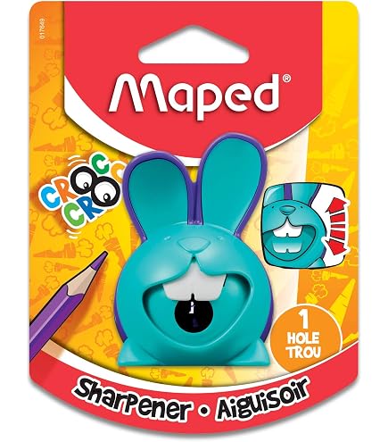 Maped 051111 Temperino Con Serbatoio | Motivo Mappamondo | 1 Pezzo | Plastica