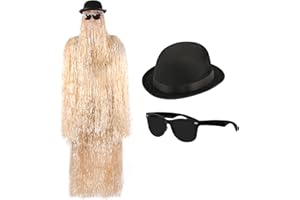 I LOVE FANCY DRESS LTD Gotycki dwor, kuzyn, kostium na Halloween, włochaty kuzyn, gotycki dwór rodzinny, kostium, postacie telewizyjne i filmowe, zestaw kostiumów