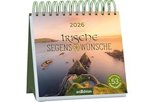 Postkartenkalender Irische Segenswünsche 2026: Wochenkalender 2026, 53 Postkarten für Sehnsuchtsmomente