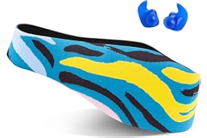 NOHLERLIFE Cinta de natación diseñada para ayudar a prevenir los oídos de nadador, protector de orejas, evita la entrada de agua y mantiene los tapones de los oídos