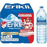 Erikli Doğal Kaynak Suyu Pet Şişe 6x1.5 L