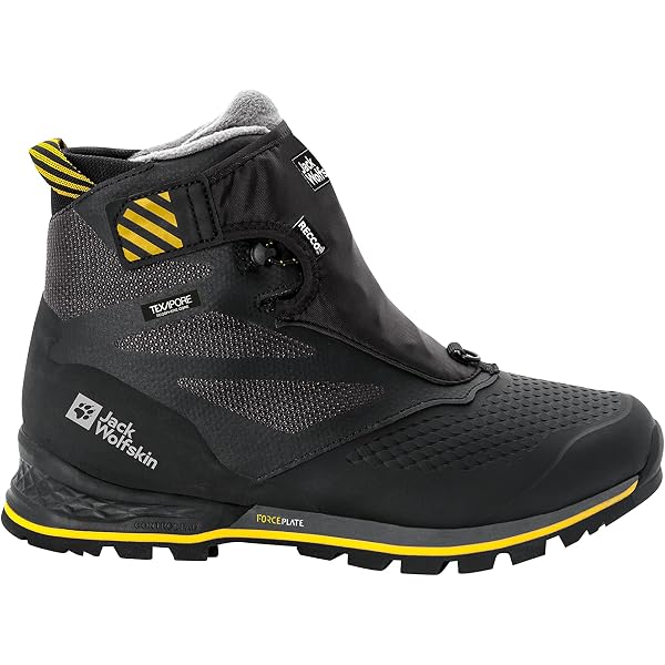 NWT Jack Wolfskin Men\'s Rebellion Guide Texapore Mid Black Hiking Boots EVERQUEST TEXAPORE MID M - cold coffee 47.5 - Men main image 4
