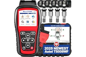 Autel MaxiTPMS TS508WF KIT TPMS Tool, 2025 Más Reciente WiFi Ver de TS508 TS501 PRO TS408S con 4 Sensores MX 2en1 a Presión [€119], Activar/Reaprend Sensore, Programar Sensore MX, Modo Rápido &Avanzad