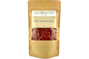 Pink Peppercorns Whole (from Brazil) 50g - Wholerich Foods