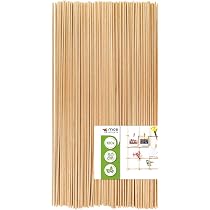 GLOGLOW 100 Bastoncini In Legno Di Betulla 80x4 Mm – Tondi, Lisci, Per Modellismo, Fai Da Te, Artigianato E Decorazioni - 3