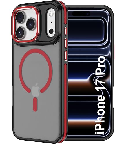 Custodia IPhone 17 Pro Max Con Anello Magnetico - Protezione Militare E Fotocamera Scorrevole