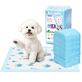 Nobleza Disposable Dog Diaper Pads 50pcs for Dogs, 40 x 60 cm | Absorbent and Anti-Leak, Cute Printed Design, Effectively Deo