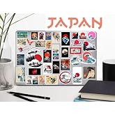 Ms Major Selection Japanese Art Katsushika Hokusai Sticker Telefon Laptop Notebook Tablet Defter Matara Stiker Etiket
